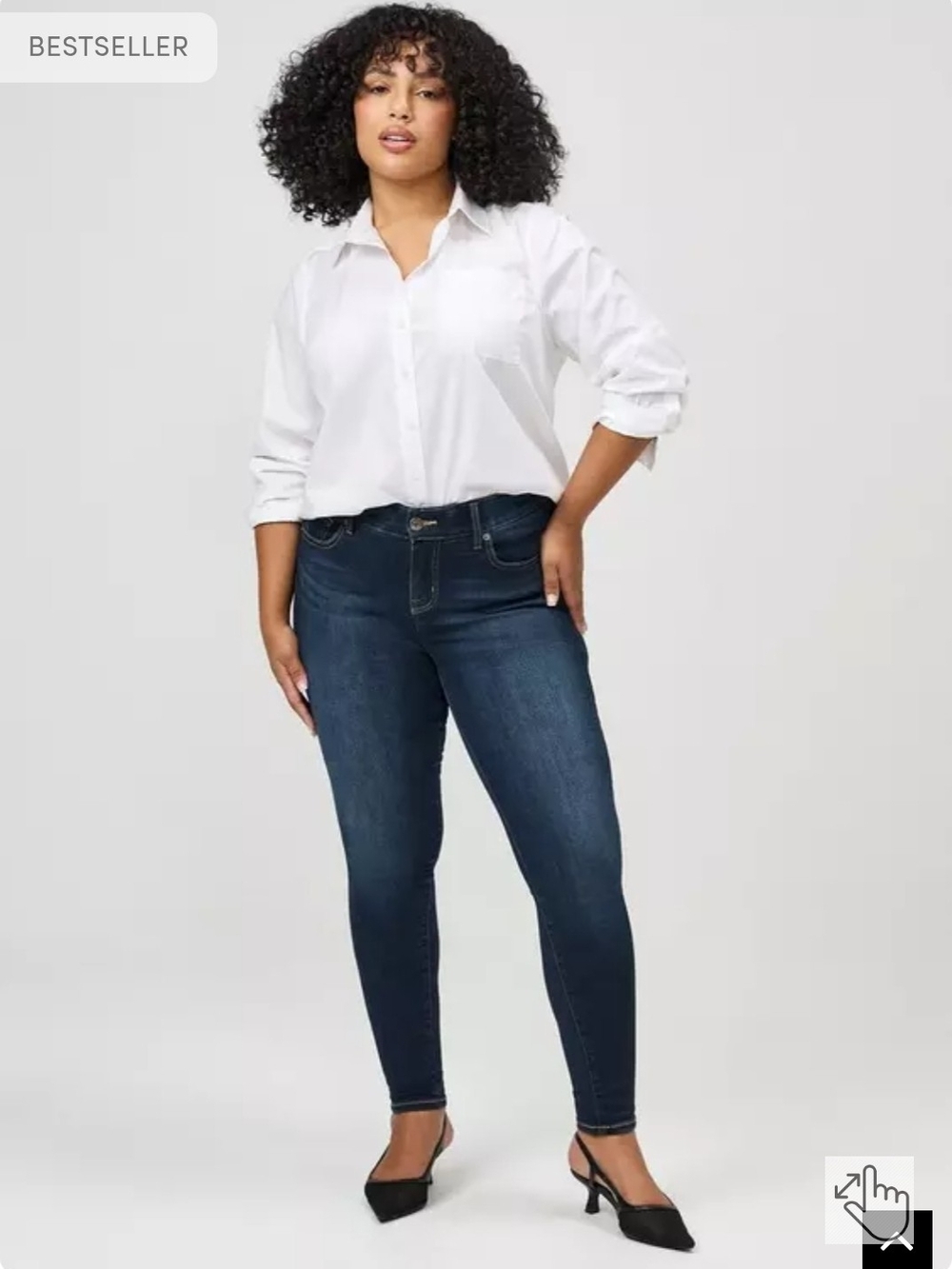 torrid Dark Blue High-Rise Skinny Jeans